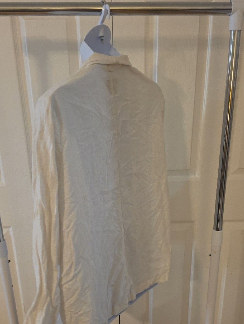 XXL Old Navy Shawl Collar One Button Blazer Jacket - Rust Brown And Cream - Picture 5 of 5